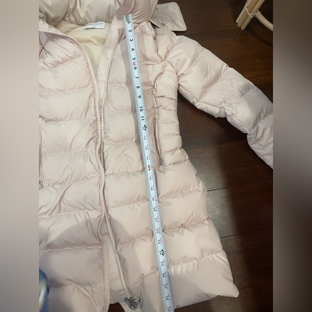 guc athleta downtown Pink puffy coat Jacket small - Picture 4 of 11